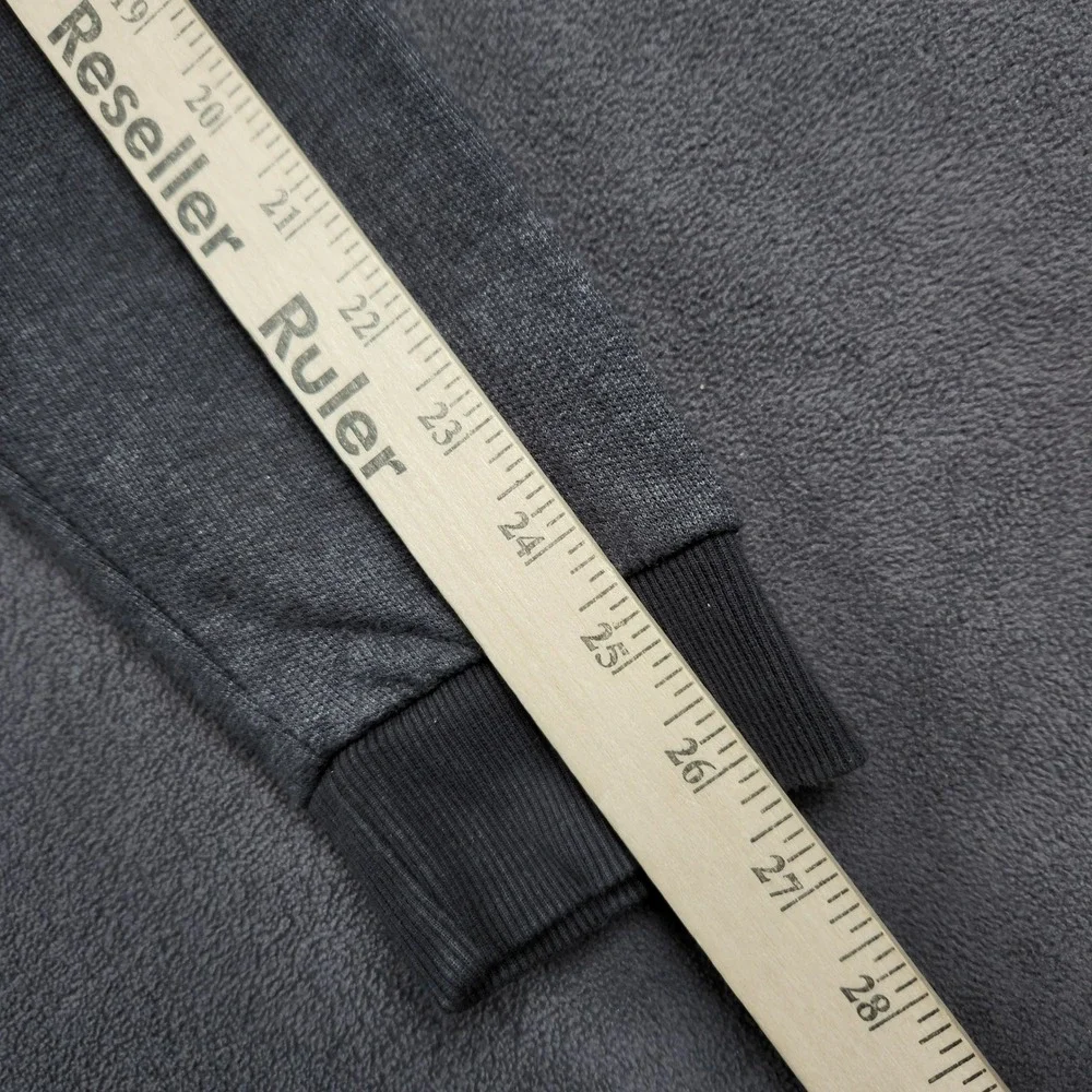 Oakland Raiders NFL 1/4 Zip Antigua Mens Large Gray Heather‎ Pullover Sweater